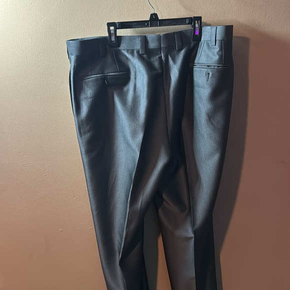 Men’s blazer jacket in bright gray with matching pants 42r jacket pants 36 x 32 - Picture 8 of 8